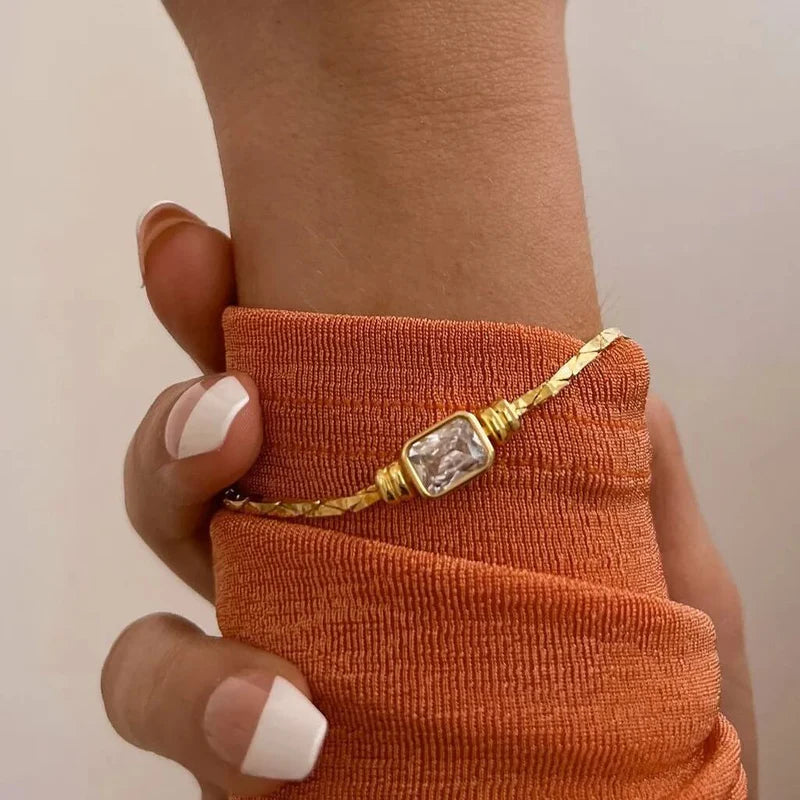 Gold & Silver Adjustable Bracelet